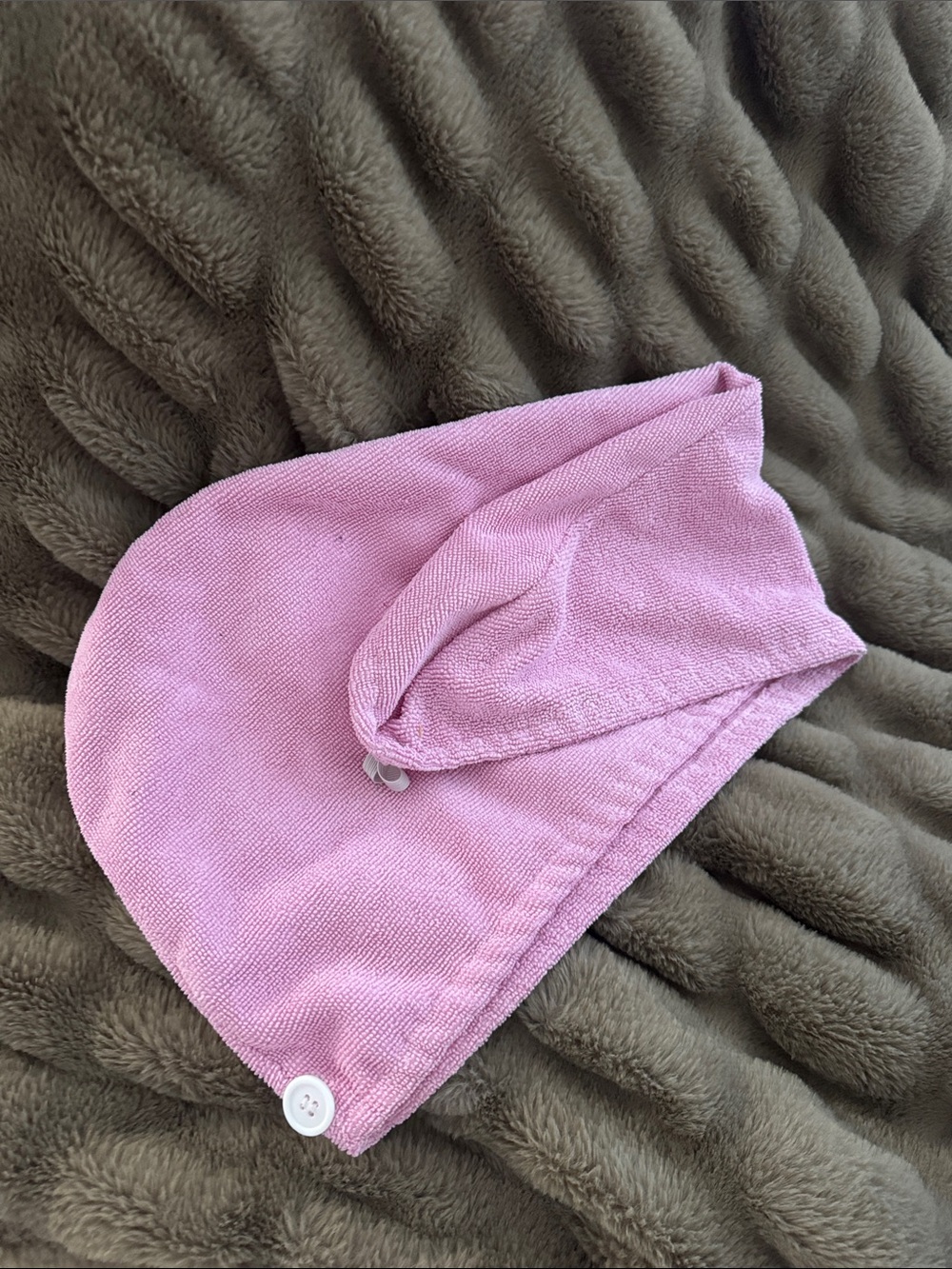 Microfiber Hair Turban Towel - Pink